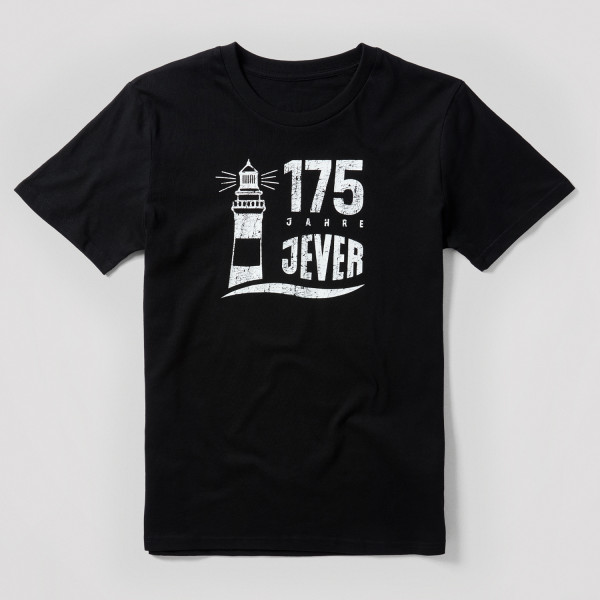 Herren Shirt 175 Jahre schwarz/weiß