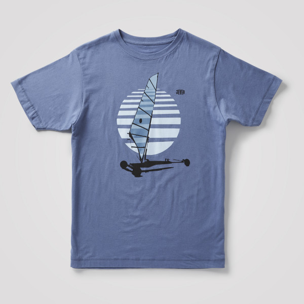 Herren Shirt "Strandsegler", blau